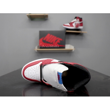 Air Jordan 1 Retro High OG Origin Story 555088-602 Gym Red/White-Photo Blue-Black Sneakers
