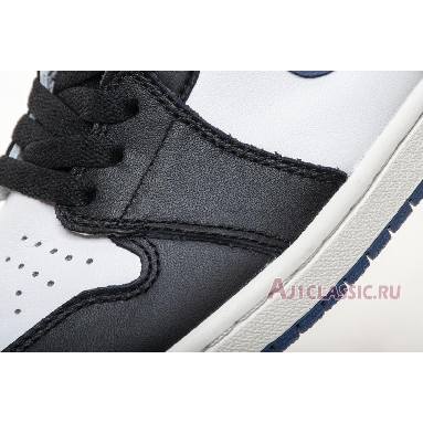 Air Jordan 1 Retro High OG Blue Moon 555088-115 Summit White/Blue Moon-Black Sneakers