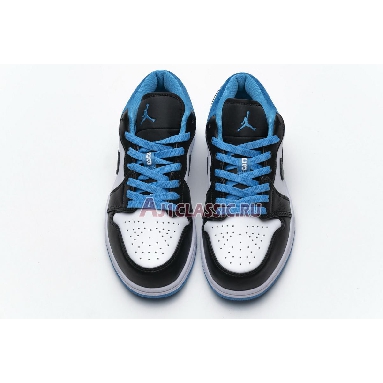 Air Jordan 1 Low Laser Blue CK3022-004 Black/Black-Laser Blue-White Sneakers