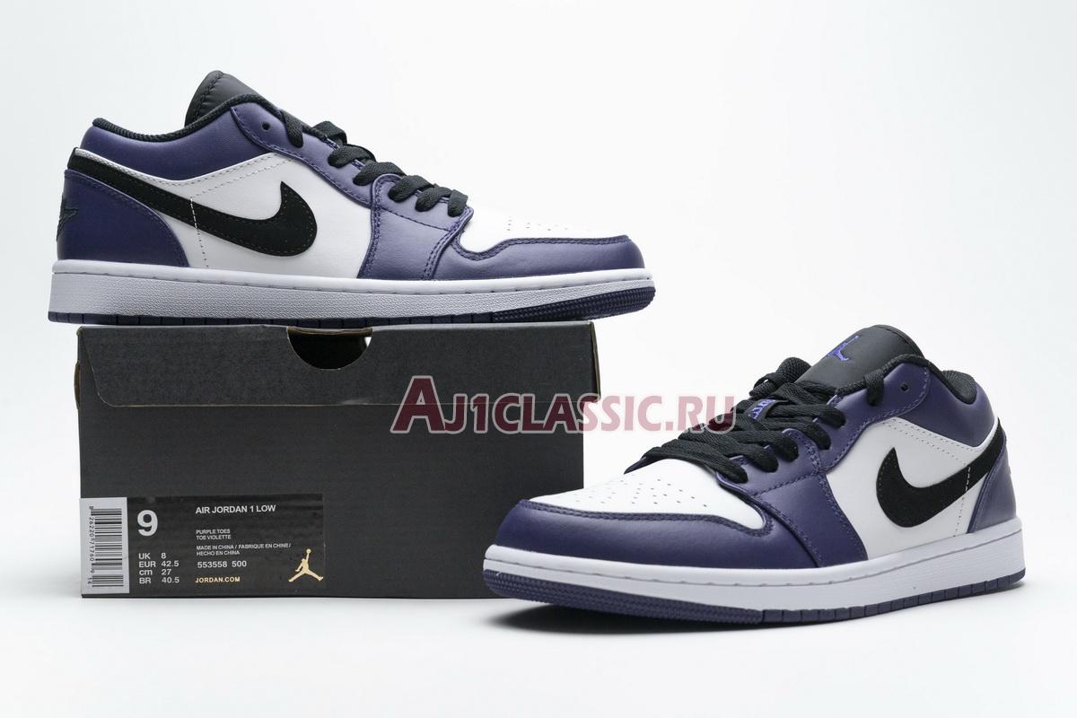 Air Jordan 1 Low "Court Purple" 553558-500