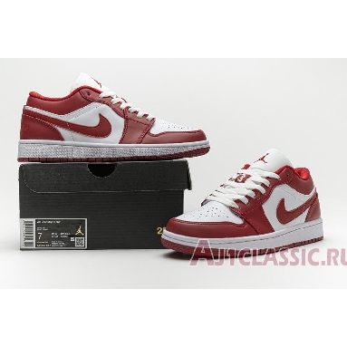 Air Jordan 1 Low Gym Red 553558-611 Gym Red/White Sneakers