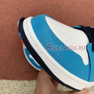 Air Jordan 1 Low Game Time CV4892-100 White/Flash Crimson/Comet Blue Sneakers