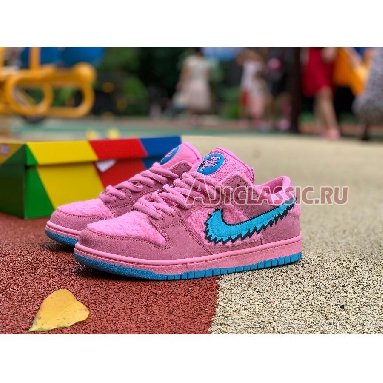 Grateful Dead x Nike SB Dunk Low Pink Bear CJ5378-600 Pink/Blue Fury Sneakers