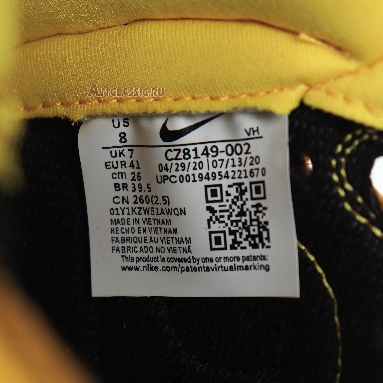Nike Dunk High SP Varsity Maize CZ8149-002 Black/Varsity Maize/Yellow Sneakers
