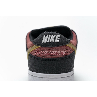 Nike Dunk Low Premium SB QS Walk Of Fame 504750-076 Black/Metallic Gold/Red Sneakers
