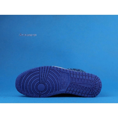Surgeon Crafts fragment design x Air Jordan 1 Glitter CK5566-400 White/Black/Blue Sneakers