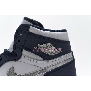 Air Jordan 1 Retro High co.JP Midnight Navy 2020 DC1788-100 White/Midnight Navy/Metallic Silver Sneakers
