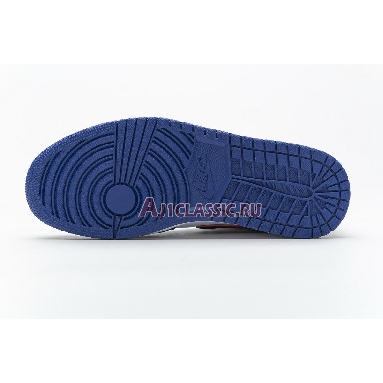 Air Jordan 1 Mid Multicolored Swoosh 852542-146 White/Blue/Red Sneakers