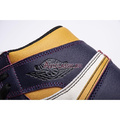Air Jordan 1 Retro High SB LA To Chicago CD6578-507 Court Purple/Sail-University Gold-Black Sneakers