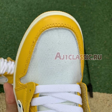Off-White x Air Jordan 1 Retro High OG Canary Yellow AQ0818-149 White/Dark Powder Yellow/Cone Sneakers