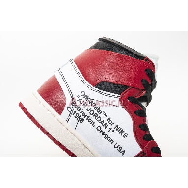 Off-White x Air Jordan 1 Retro High OG Chicago AA3834-101 White/Black-Varsity Red-Black Sneakers