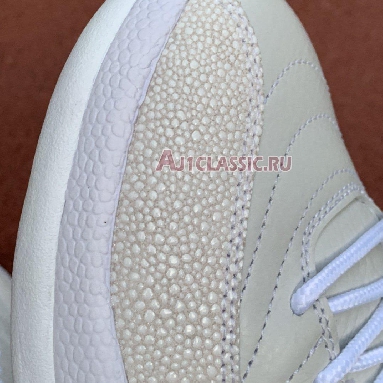 Air Jordan 12 Retro OVO White 873864-102 White/Metallic Gold-White Sneakers