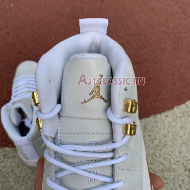 Air Jordan 12 Retro OVO White 873864-102 White/Metallic Gold-White Sneakers