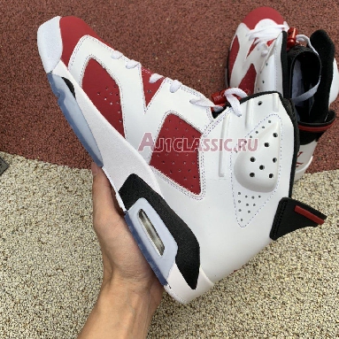 Air Jordan 6 Retro Carmine 2014 384664-160 White/Carmine-Black Sneakers