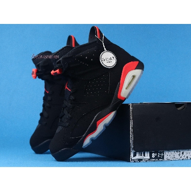 Air Jordan 6 Retro Infrared 2019 384664-060 Black/Infrared 23-Black Sneakers
