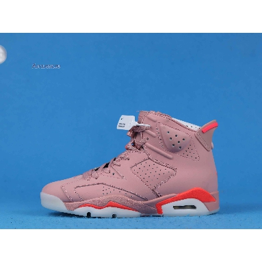 Aleali May x Air Jordan 6 Millennial Pink CI0550-600 Rust Pink/Bright Crimson Sneakers