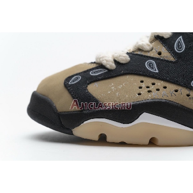 Travis Scott x Air Jordan 6 Cactus Jack CT5058-001 Black/Parachute Beige/Petra Brown Sneakers