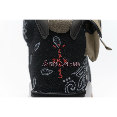 Travis Scott x Air Jordan 6 Cactus Jack CT5058-001 Black/Parachute Beige/Petra Brown Sneakers