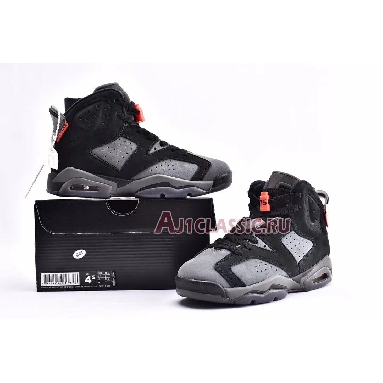 Paris Saint-Germain x Air Jordan 6 Retro Iron Grey CK1229-001 Iron Grey/Infrared 23-Black Sneakers
