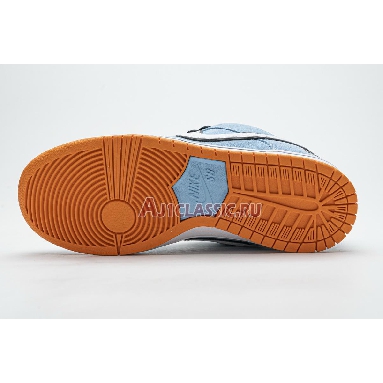 Nike Dunk Low SB Club 58 BQ6817-401 Blue Chill/Safety Orange/Black/White Sneakers