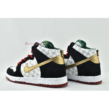 Black Sheep x Nike Dunk High SB Paid In Full 313171-170 White/Metallic Gold-Black Sneakers