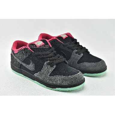 Premier x Nike Dunk Low Premium SB AE QS Northern Lights 724183-063 Anthracite/Black-Pink Force-Crystal Mint Sneakers