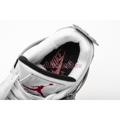Air Jordan 4 Retro OG White Cement 2016 840606-192 White/Fire Red-Tech Grey-Black Sneakers