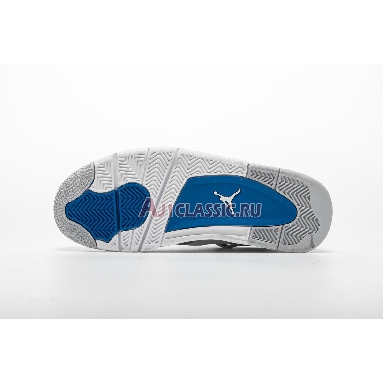 Air Jordan 4 Retro Military Blue 2012 308497-105 White/Military Blue-Ntrl Grey Sneakers