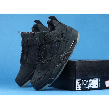 KAWS x Air Jordan 4 Retro Black 930155-001 Black/Black-Clear Glow Sneakers