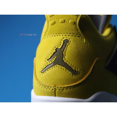 Air Jordan 4 Retro LS Lightning 314254-702 Tour Yellow/Dark Blue-Grey-White Sneakers