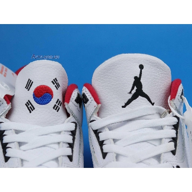 Air Jordan 3 Retro Seoul AV8370-100 White/Soar-Atom Red Sneakers