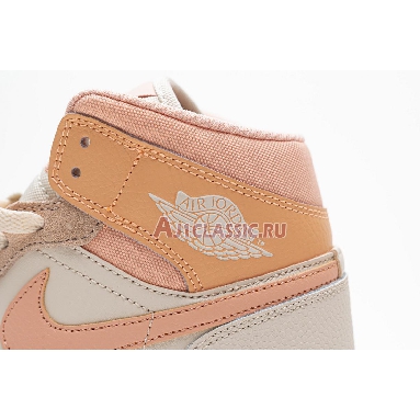 Air Jordan 1 Mid Atomic Orange DH4270-800 Atomic Orange/Apricot Agate-Terra Blush Sneakers