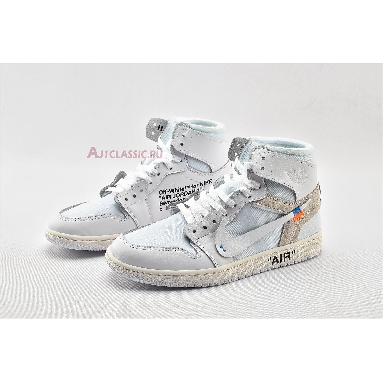 Off-White x Air Jordan 1 Retro High OG White 2018 AQ0818-100-2 White/White Sneakers