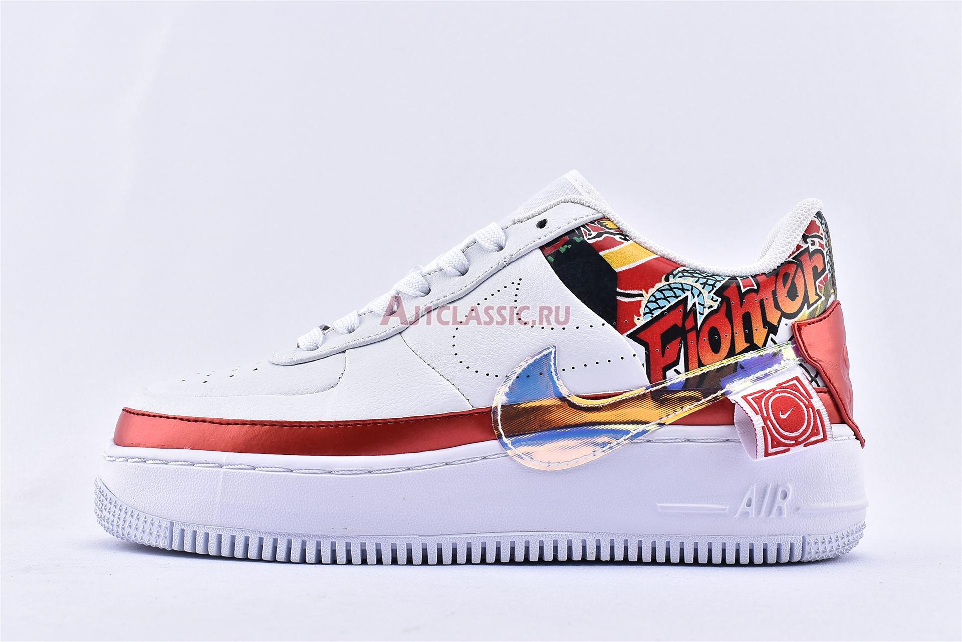 Nike Wmns Air Force 1 Jester XX FIBA 2019 China Exclusive CK5738-191 White/Multi-Color/White/Ember Glow Sneakers