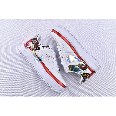 Nike Wmns Air Force 1 Jester XX FIBA 2019 China Exclusive CK5738-191 White/Multi-Color/White/Ember Glow Sneakers