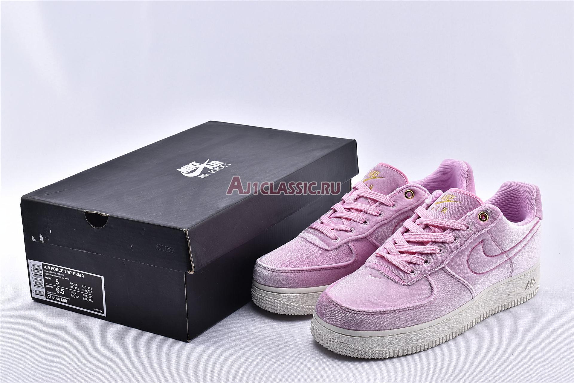 Nike Air Force 1 Low 07 Premium "Pink Velour" AT4144-600