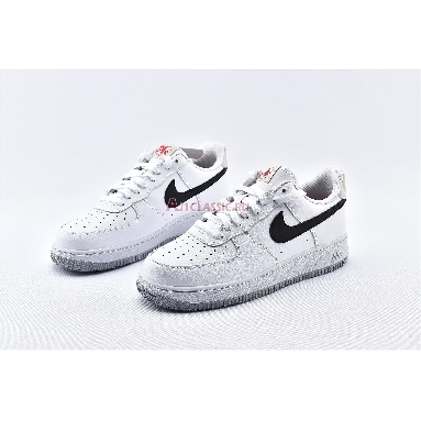 Nike Air Force 1 Low 07 RS Ember Glow CK0806-100 White/Black/Light Bone/Ember Glow Sneakers