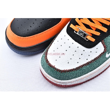 Nike Air Force 1 Low 07 What The NYC CT3610-100 White/Black/Total Orange/Racer Blue Sneakers
