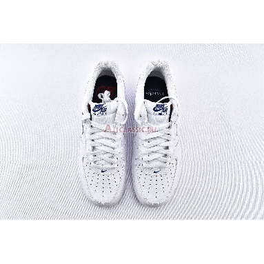 NBA x Air Force 1 Low Paris Game 2020 CW2367-100 White/University Red/Rush Blue/White Sneakers
