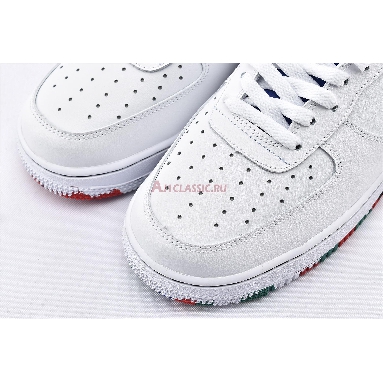 Nike Air Force 1 Low Crayon White Multi CU4632-100 White/Hyper Blue/Neptune Green/Multi-Color Sneakers