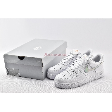 Nike Air Force 1 Low Iridescent Swoosh CJ1646-100 White/White-White Sneakers
