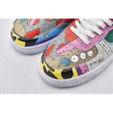 Ruohan Wang x Nike Air Force 1 Flyleather CZ3990-900 Red/Pink/Green/Blue/White Sneakers