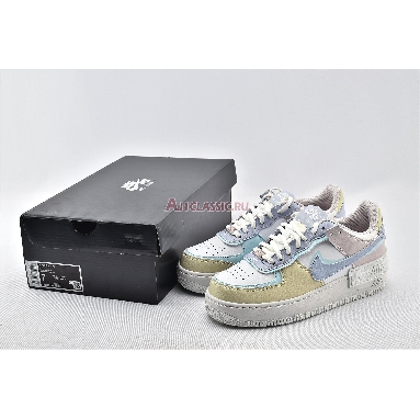 Nike Air Force 1 Low Shadow CI0919-106 Summit White/Glacier Blue-Fossil-Ghost Sneakers