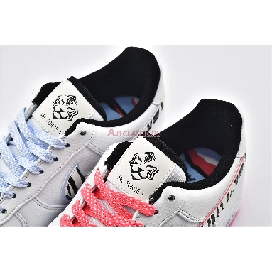 Nike Air Force 1 Low South Korea CW3919-100 White/Black/Multi-Color Sneakers