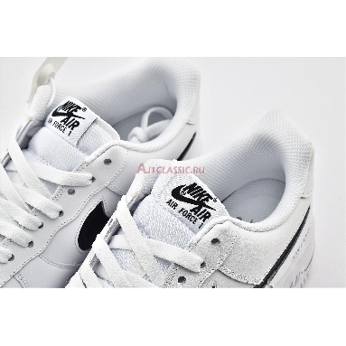 Nike Air Force 1 Low With Cut-Out  CZ7377-100 White/Black Sneakers