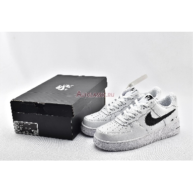 Nike Air Force 1 Low With Cut-Out  CZ7377-100 White/Black Sneakers