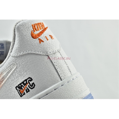 Kith x Nike Air Force 1 Low NYC - White CZ7928-100 White/Rush Blue/White/Brilliant Orange Sneakers