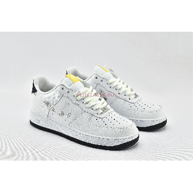 Nike Air Force 1 07 LV8 Daisy Pack CW5571-100 White/Speed Yellow/Pale Ivory/White Sneakers