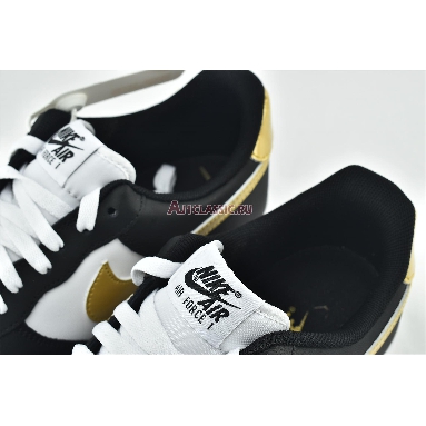 Nike Air Force 1 07 Black Gold CZ9189-001 Black/White/Metallic Gold Sneakers