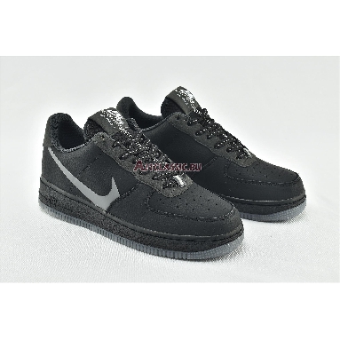 Nike Air Force 1 Low Grey Swoosh CD0888-001 Black/Grey Sneakers